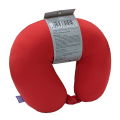 VIAGGI Microbead Travel Neck Pillow with fleece - Red 